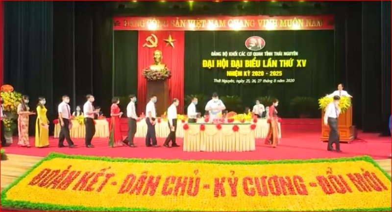 dai hoi dai bieu dang bo khoi cac co quan tinh lan thu xv nhiem ky 2020 2025