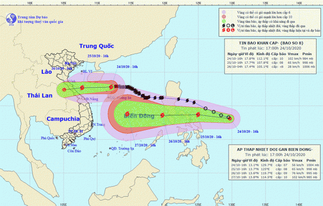 Theo dõi chặt diễn biến bão số 8, mưa lũ, khắc phục hậu quả thiên tai