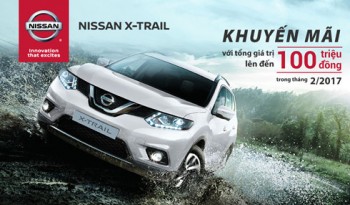 Nissan giảm tới 100 triệu đồng cho khách hàng mua xe X-Trail