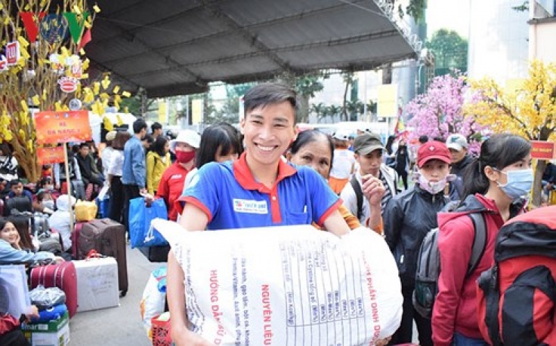 Nhiều hoạt động hỗ trợ sinh viên ở TP HCM dịp Tết