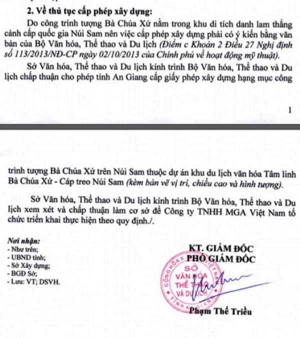 tuong ba chua xu cao gan 20m moc tren nui sam chinh quyen khong biet