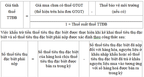 sua doi quy dinh ve khau tru thue tieu thu dac biet