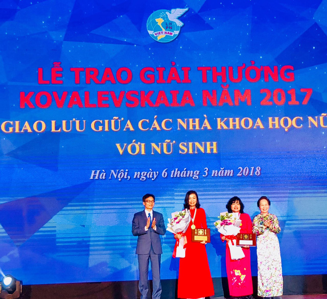 Chân dung 2 nhà khoa học nữ xuất sắc nhận giải thưởng Kovalevskaia