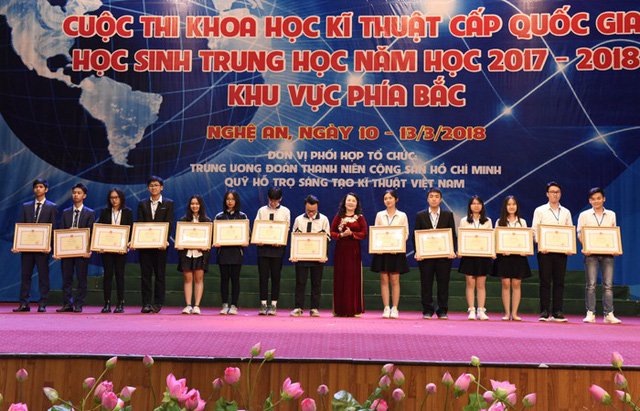 13 dự án giành giải Nhất cuộc thi Khoa học kĩ thuật khu vực phía Bắc