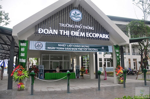 phu huynh truong pt doan thi diem ecopark buc xuc vi con phai an ban