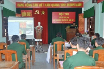 Quân khu 5 tổ chức Hội thi báo cáo viên, cán bộ giảng dạy chính trị giỏi năm 2017