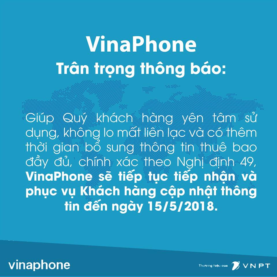 vinaphone mobifone thong bao lui thoi han bo sung thong tin