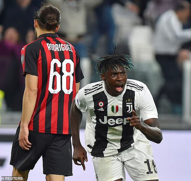 Moise Kean tiếp tục sắm vai người hùng, Juventus ngược dòng hạ AC Milan