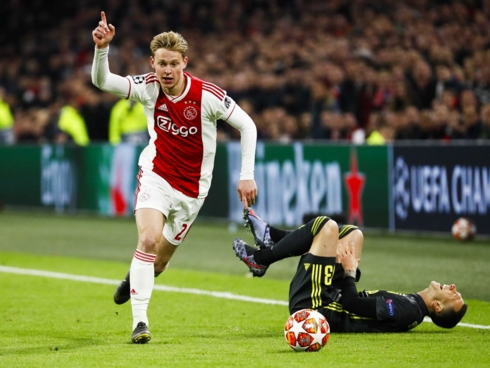 juventus ajax lay suc nhan dau suc moi