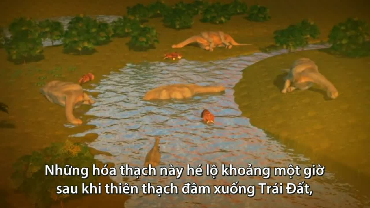 Thiên thạch khổng lồ xóa sổ khủng long trên Trái Đất