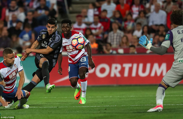 granada 0 4 real madrid cu dup cua rodriguez va morata