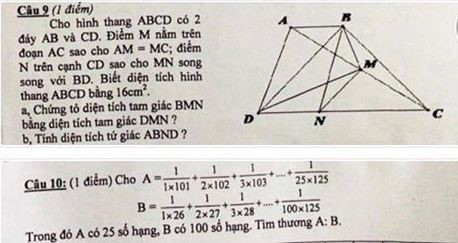 de thi toan lop 5 qua kho so gd dt nghe an noi ve huong giai quyet