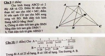 Đề thi Toán lớp 5 quá khó: Sở GD-ĐT Nghệ An nói về hướng giải quyết