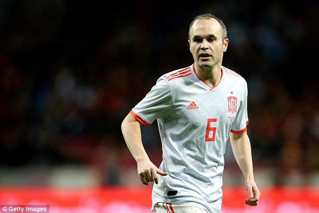 iniesta se chia tay doi tuyen tay ban nha sau world cup 2018