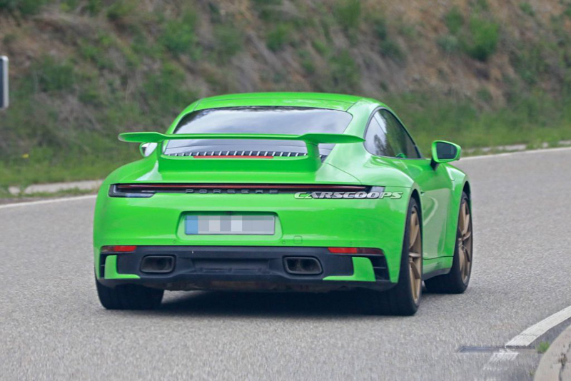 nguyen mau duoc cho la porsche 911 gt3 bi bat gap khi dang thu nghiem