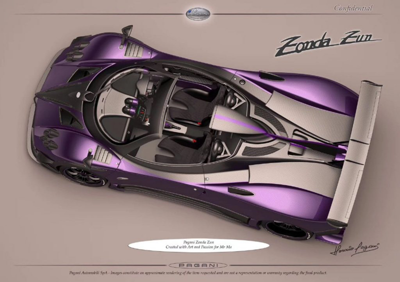 zonda zun mau xe doc dao cua pagani