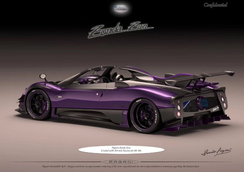 zonda zun mau xe doc dao cua pagani