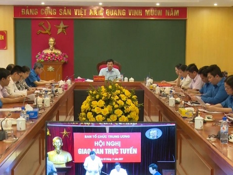 Giao ban trực tuyến toàn quốc công tác tổ chức xây dựng Đảng