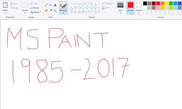 phan mem ve tranh paint se bi microsoft khai tu sau 32 nam