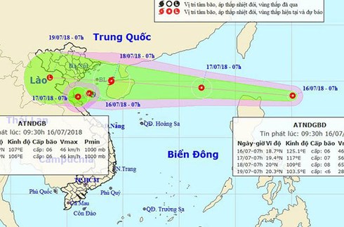 ap thap nhiet doi ngay tren bo bien cac tinh nghe an ha tinh