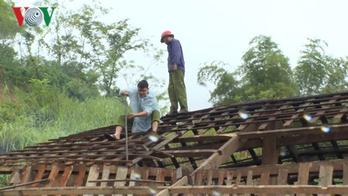 lao cai khan truong khac phuc thiet hai do mua lon