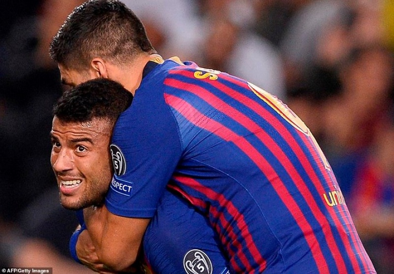 Barca thắng dễ Inter Milan trong ngày vắng Messi