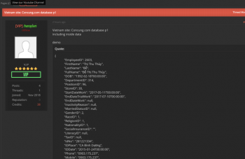 Hacker lại tung dữ liệu được cho là của Concung.com lên mạng, đe dọa FPT Shop