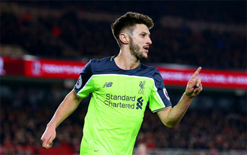 lallana ruc sang liverpool de bep middlesbrough