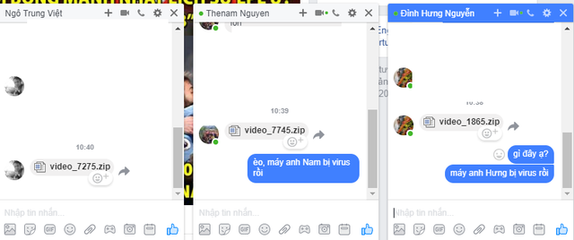 phat tan virus dao tien ao qua facebook messenger de dang danh lua nguoi dung