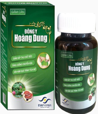 Sản phẩm Giảm cân Đông y Hoàng Dung dùng giấy tờ giả