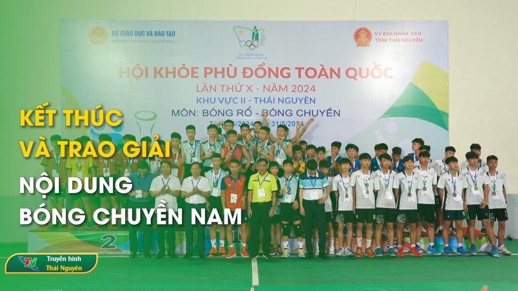 Kết thúc và trao giải nội dung bóng chuyền nam