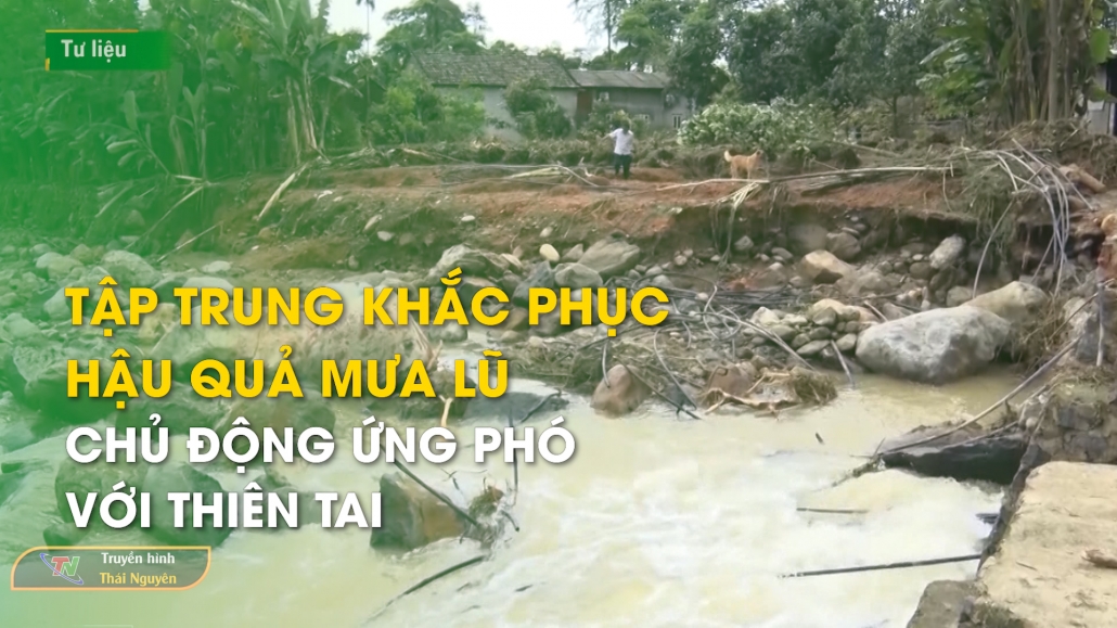 Tập trung khắc phục hậu quả mưa lũ và chủ động ứng phó với thiên tai