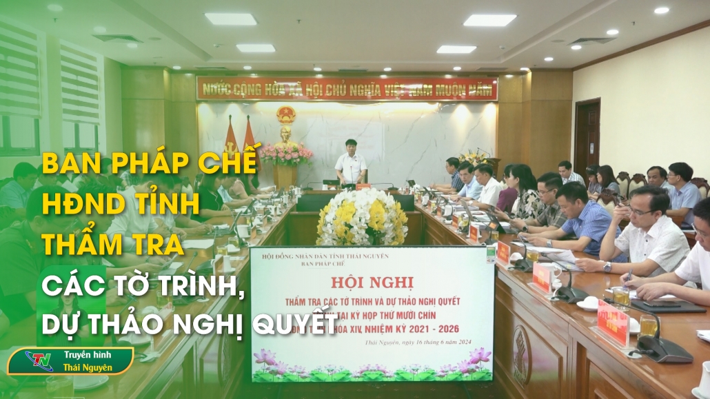 Ban Pháp chế HĐND tỉnh thẩm tra các tờ trình, dự thảo nghị quyết