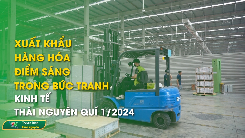 Xuất khẩu hàng hóa – điểm sáng trong bức tranh kinh tế Thái Nguyên quý 1/2024 | Chuyên mục Hội nhập quốc tế ngày 17/6/2024